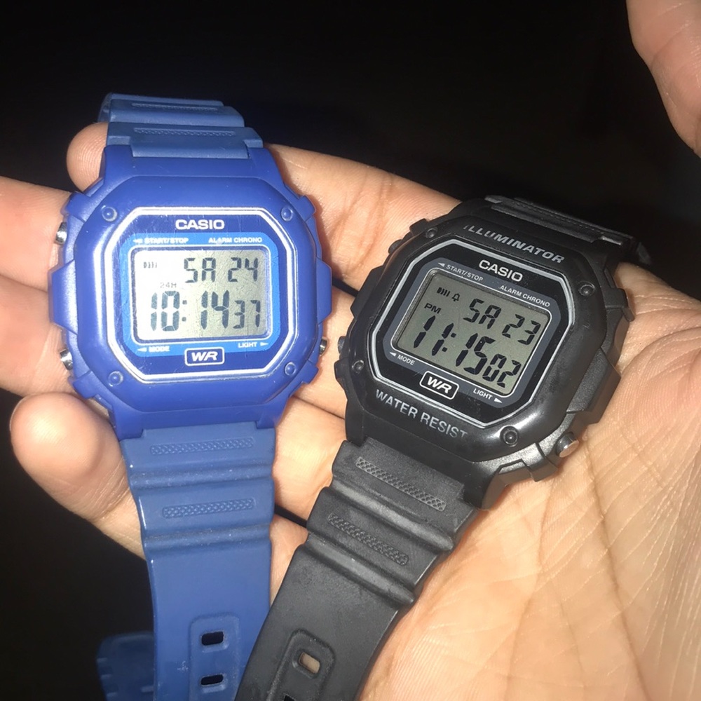 Two Casio watches
